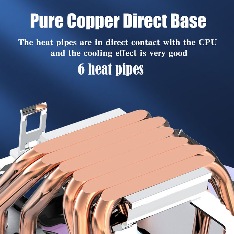 6 Heatpipe CPU-Kühler 4Pin PWM – Cpu Heatsink Bewertung und Preis