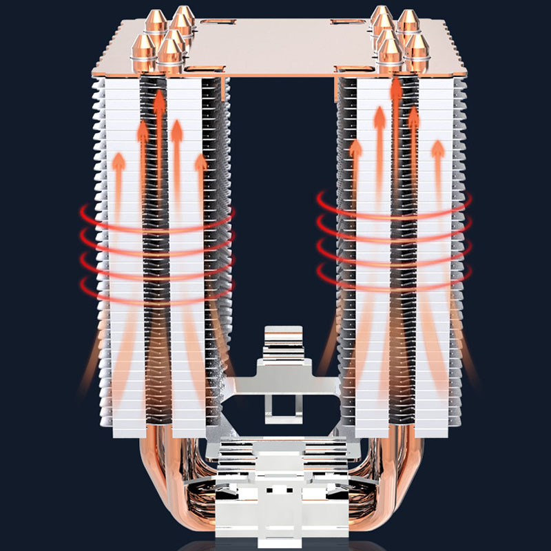 6 Heatpipe CPU-Kühler 4Pin PWM – Cpu Heatsink Bewertung und Preis
