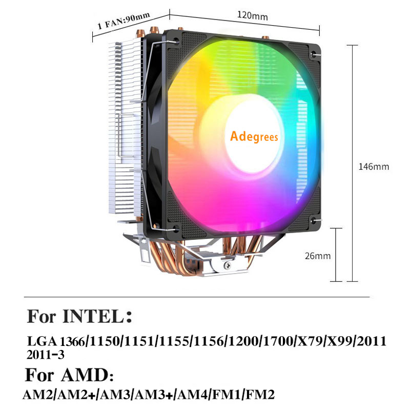 X99 Tower CPU-Kühler 4 Heatpip – Cpu Heatsink Bewertung und Preis